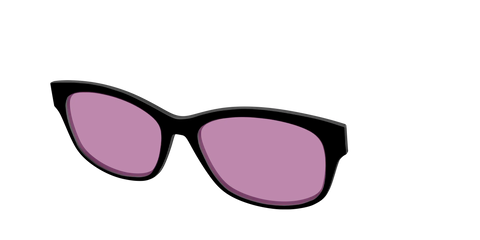 The Black with Pink Racquet Sport Lens
