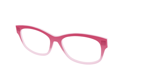 The Flamingo to Blush Gradient Crystal