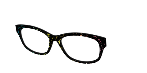 The Rainbow Foil Splatter