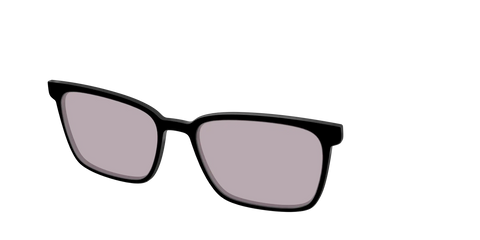 The Black with Gray Gaming Lens