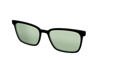 The Black With Sage Green Lens