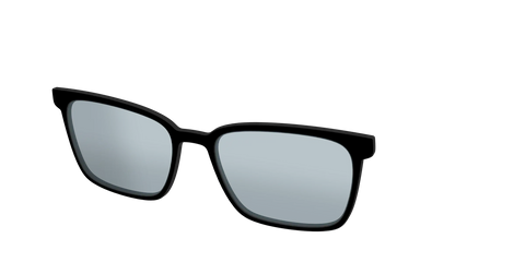 The Black With Slate Blue Lens