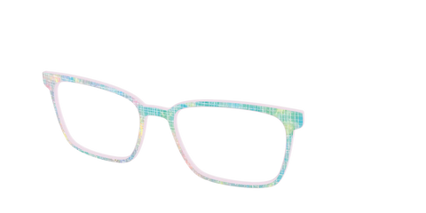 The Pastel Gradient with Holographic Hatching