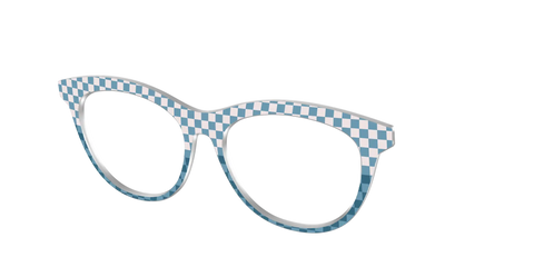 The Cerulean Check Split
