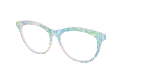 The Pastel Gradient with Holographic Hatching