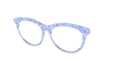 The Reef Blue Shell Lace