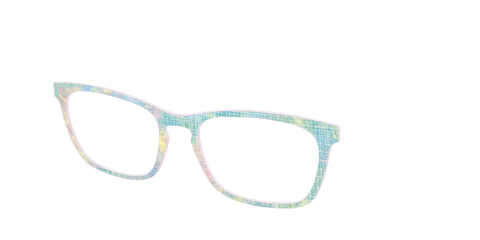 The Pastel Gradient with Holographic Hatching