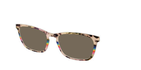 The Polarized Prism Split Tortoise Sun Top