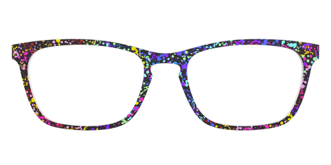The Rainbow Splatter Black