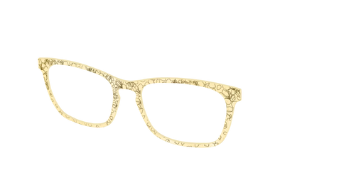 The Yellow Shimmer Petals with Gold Foil