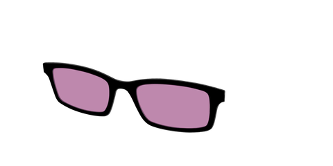 The Black with Pink Racquet Sport Lens