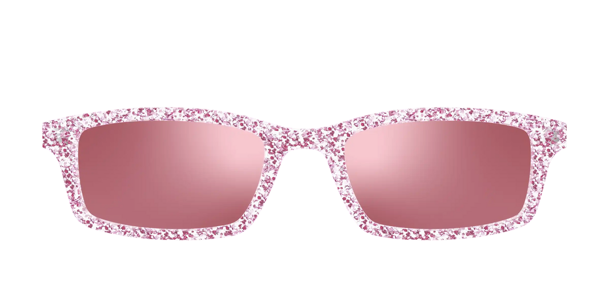 The Polarized Rose Gold Sparkle Sun Top