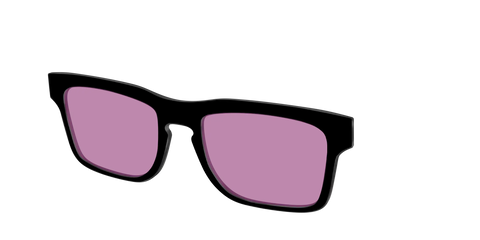 The Black with Pink Racquet Sport Lens