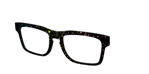 The Rainbow Foil Splatter