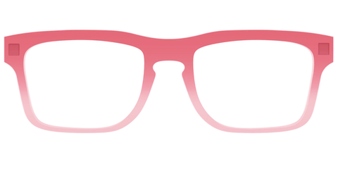 The Red to Coral Gradient Crystal