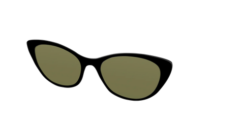 The Black with Green Racquet Sport Lens