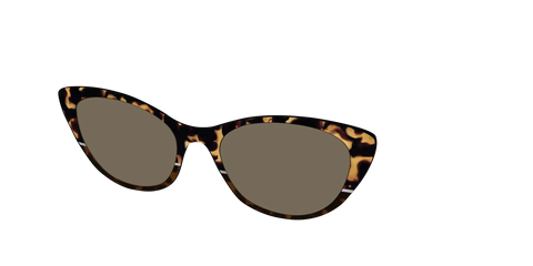 The Polarized Chic Tortoise Split Sun Top