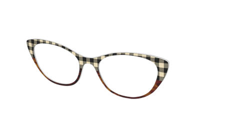 The Ivory Plaid Wood Split