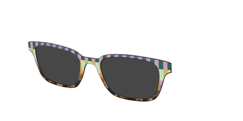 The Polarized Summer Stripes Tortoise Sun Top