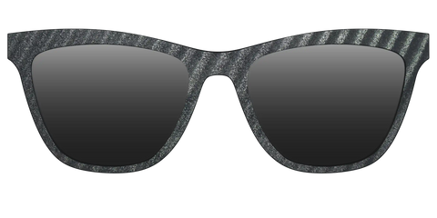 The Polarized Obsidian Stripe Sun Top
