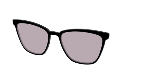 The Black with Gray Gaming Lens