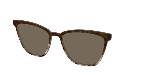 The Polarized Dark Oak Tortoise Split Sun Top