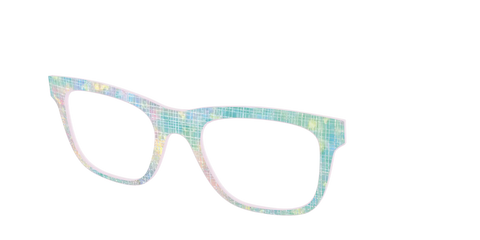 The Pastel Gradient with Holographic Hatching
