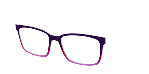 The Black To Jungle Orchid Gradient