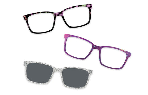 Violet Pearlized Metal - Set