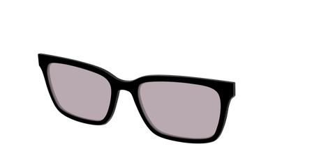 The Black with Gray Gaming Lens