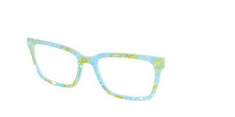 The Blue Lemonade Pearl Marble