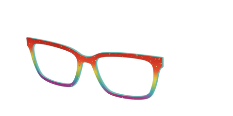 The Spectrum Gradient with Gold Flakes