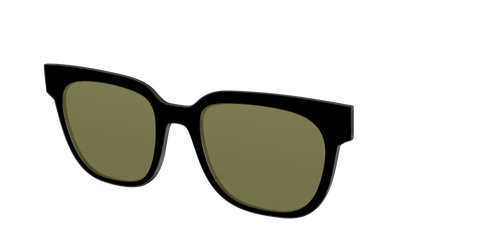 The Black with Green Racquet Sport Lens