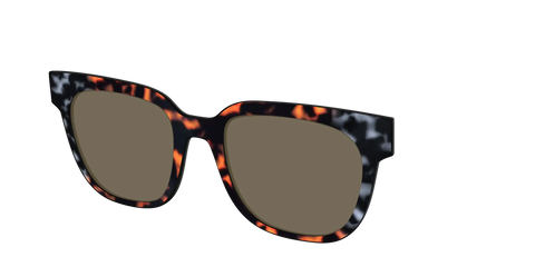 The Polarized Gray & Amber Tortoise Sun Top
