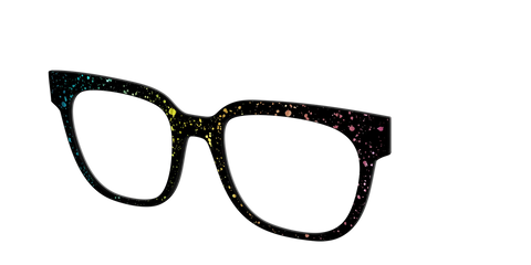 The Rainbow Foil Splatter