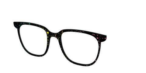 The Rainbow Foil Splatter
