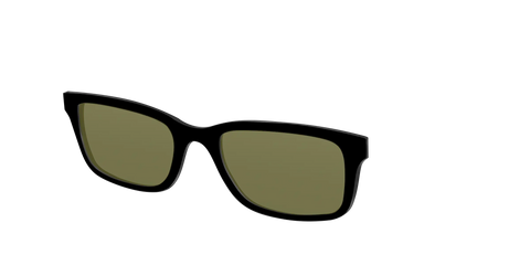 The Black with Green Racquet Sport Lens