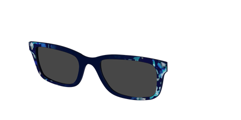 The Polarized Indigo Tortoise Sun Top