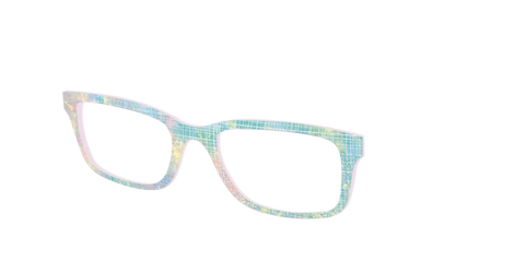 The Pastel Gradient with Holographic Hatching