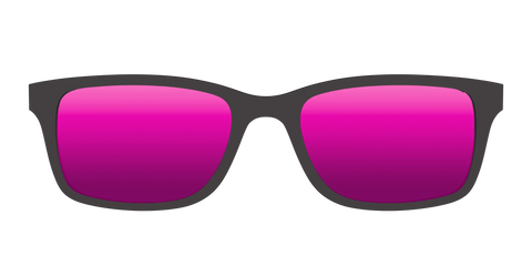 The Polarized Pink Reflective Sun Top
