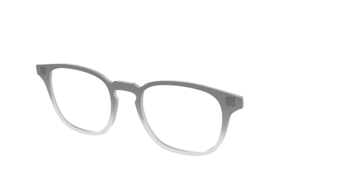 The Charcoal to Light Gray Gradient Crystal