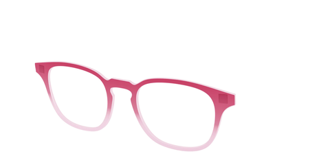 The Flamingo to Blush Gradient Crystal