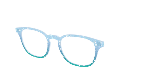 The Sky Blue Crystal with Daisy Glitter