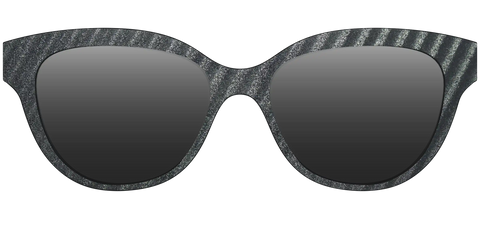 The Polarized Obsidian Stripe Sun Top