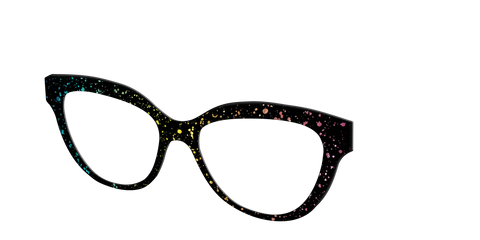 The Rainbow Foil Splatter