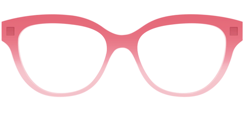 The Red to Coral Gradient Crystal