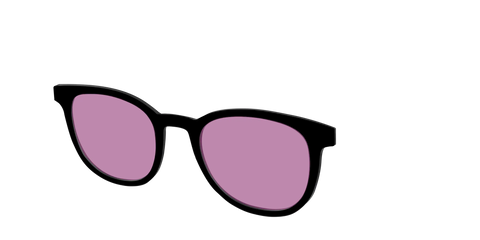 The Black with Pink Racquet Sport Lens