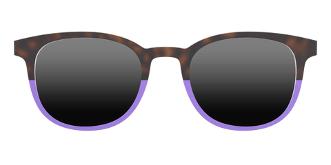 The Polarized Purple Tortoise Sun Top