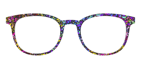 The Rainbow Splatter Black