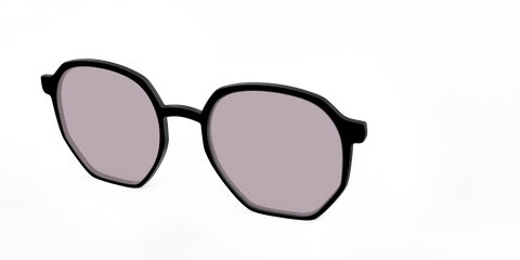 The Black with Gray Gaming Lens